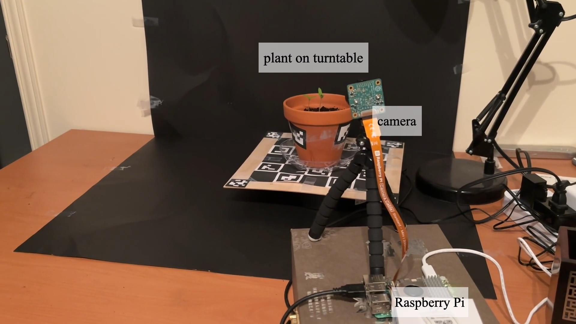 The turntable capture rig